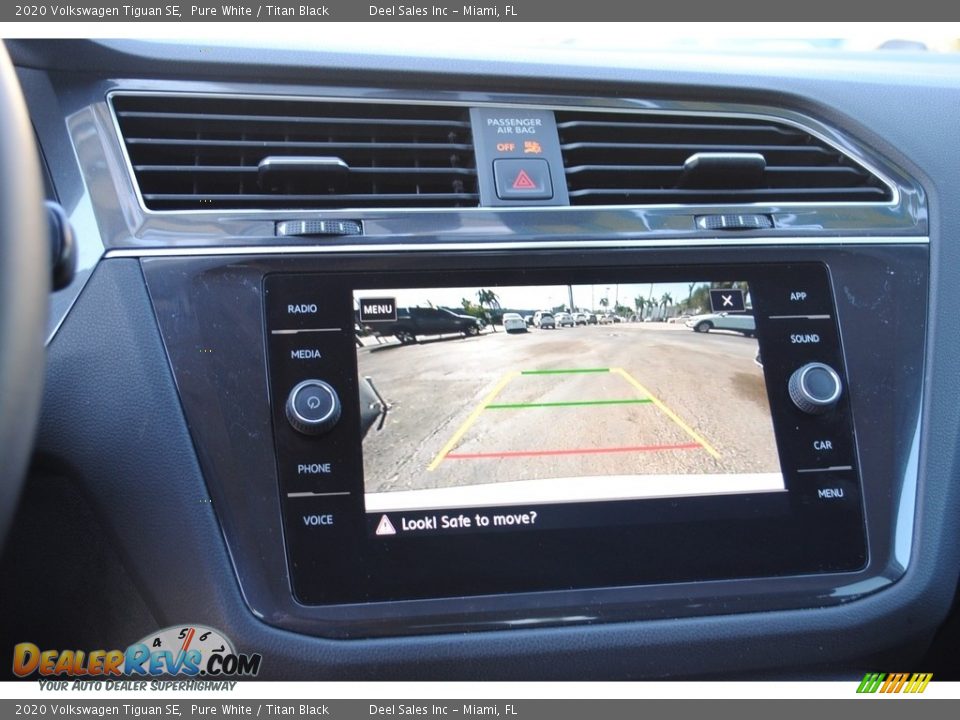 2020 Volkswagen Tiguan SE Pure White / Titan Black Photo #13