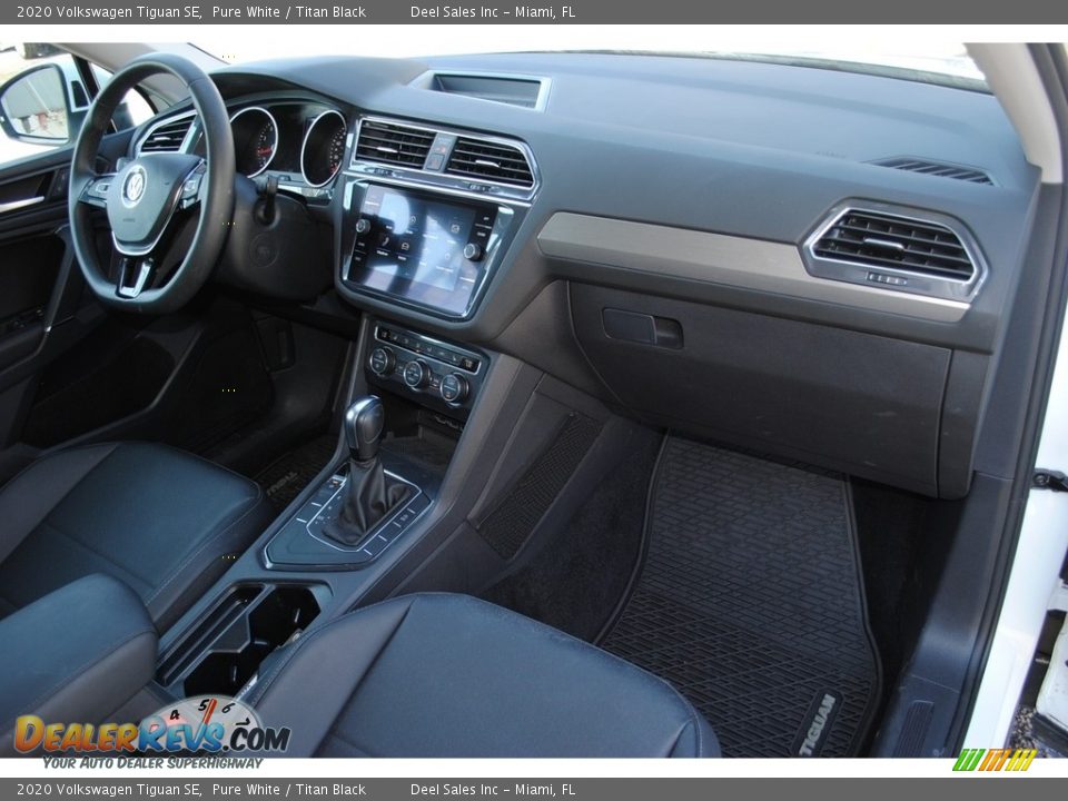 2020 Volkswagen Tiguan SE Pure White / Titan Black Photo #14