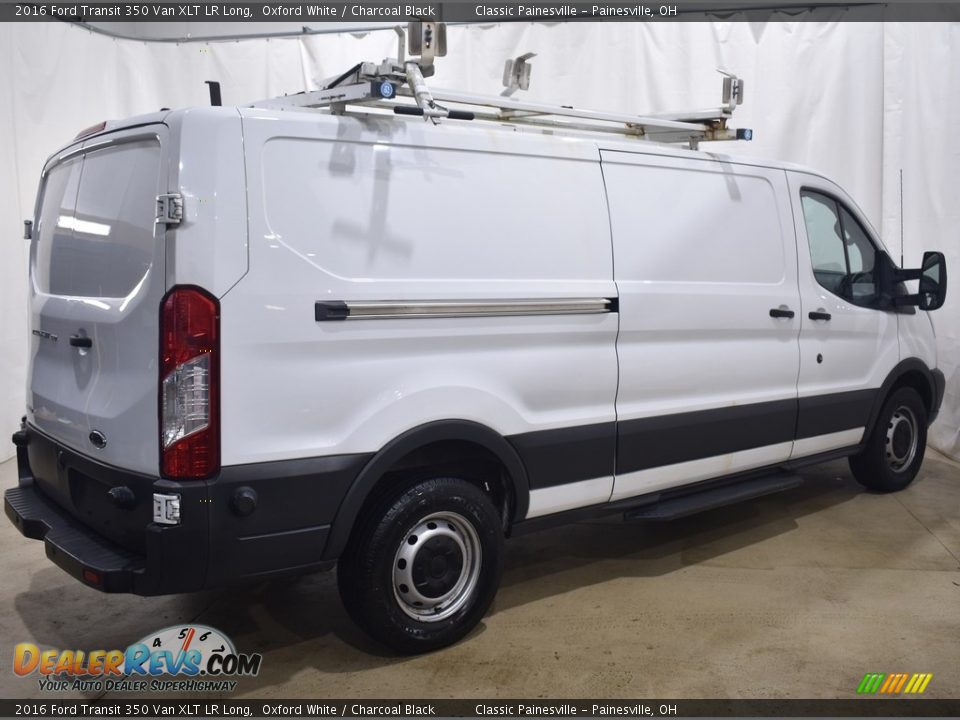 2016 Ford Transit 350 Van XLT LR Long Oxford White / Charcoal Black Photo #2