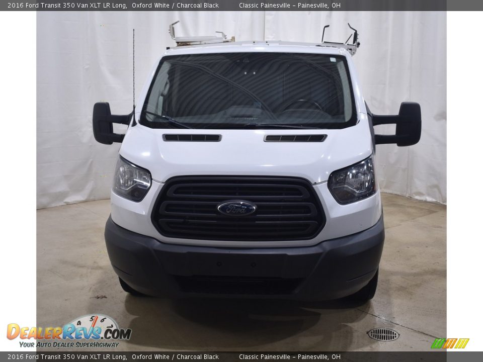 2016 Ford Transit 350 Van XLT LR Long Oxford White / Charcoal Black Photo #4