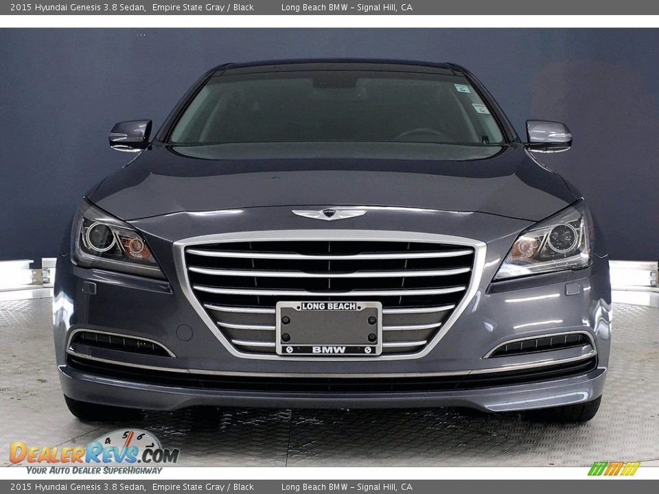 2015 Hyundai Genesis 3.8 Sedan Empire State Gray / Black Photo #2