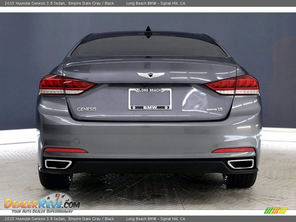 2015 Hyundai Genesis 3.8 Sedan Empire State Gray / Black Photo #3