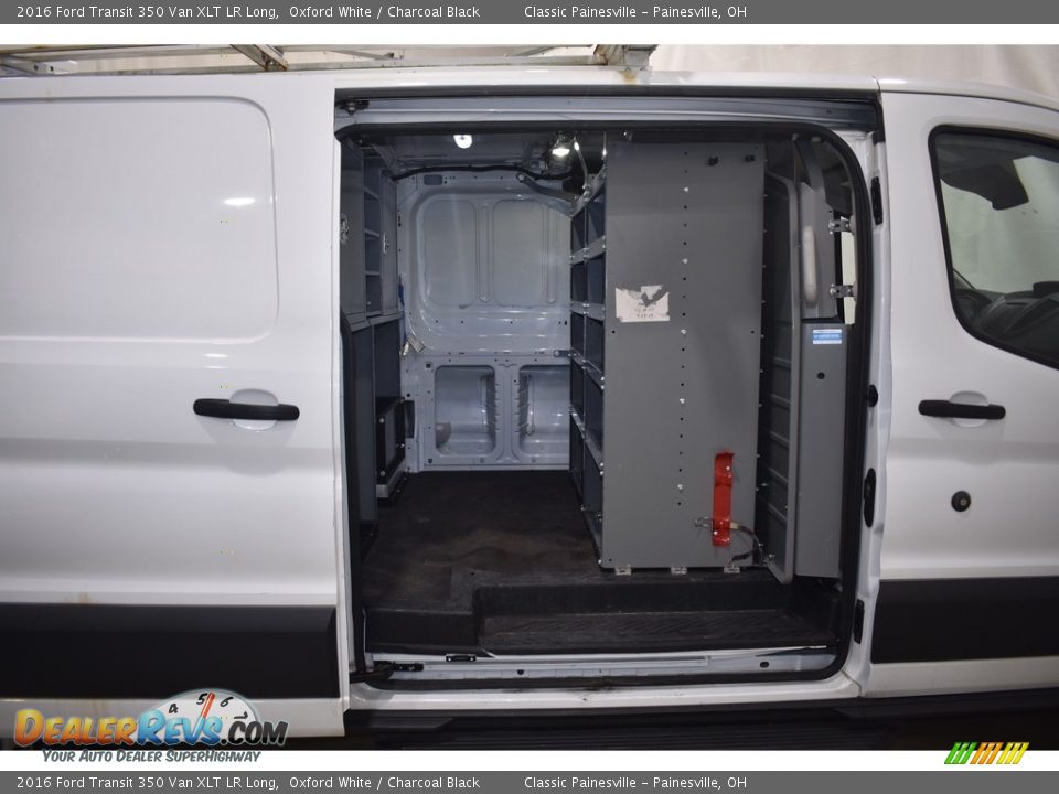 2016 Ford Transit 350 Van XLT LR Long Oxford White / Charcoal Black Photo #8