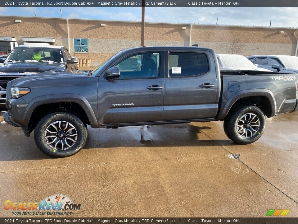 2021 Toyota Tacoma TRD Sport Double Cab 4x4 Magnetic Gray Metallic / TRD Cement/Black Photo #1