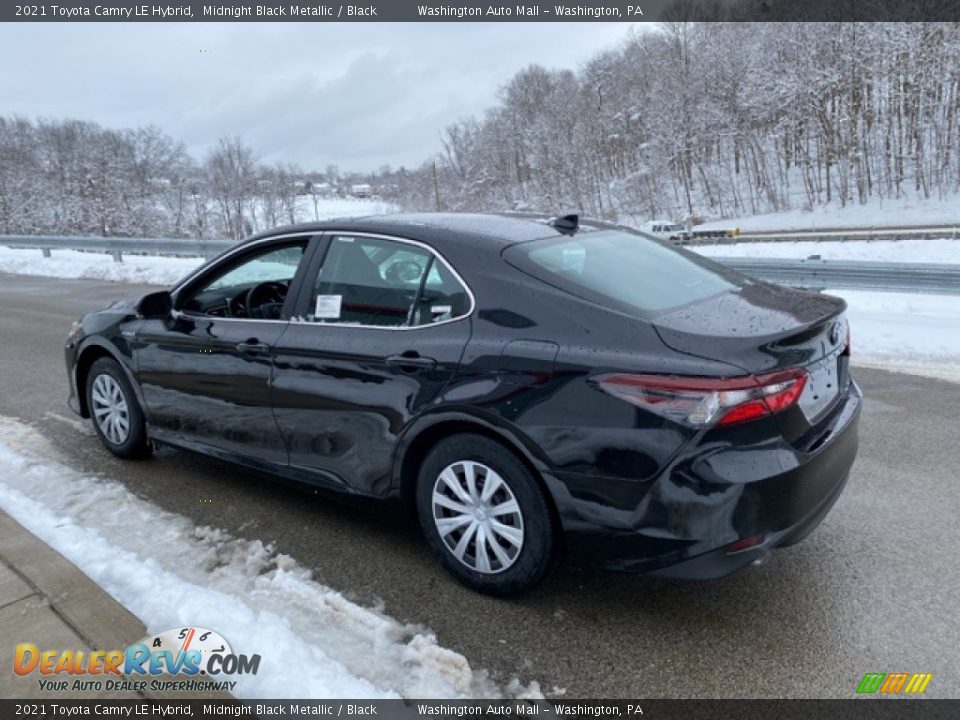 2021 Toyota Camry LE Hybrid Midnight Black Metallic / Black Photo #2