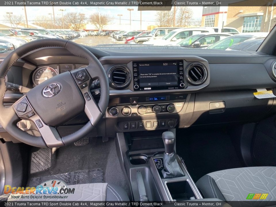 2021 Toyota Tacoma TRD Sport Double Cab 4x4 Magnetic Gray Metallic / TRD Cement/Black Photo #4