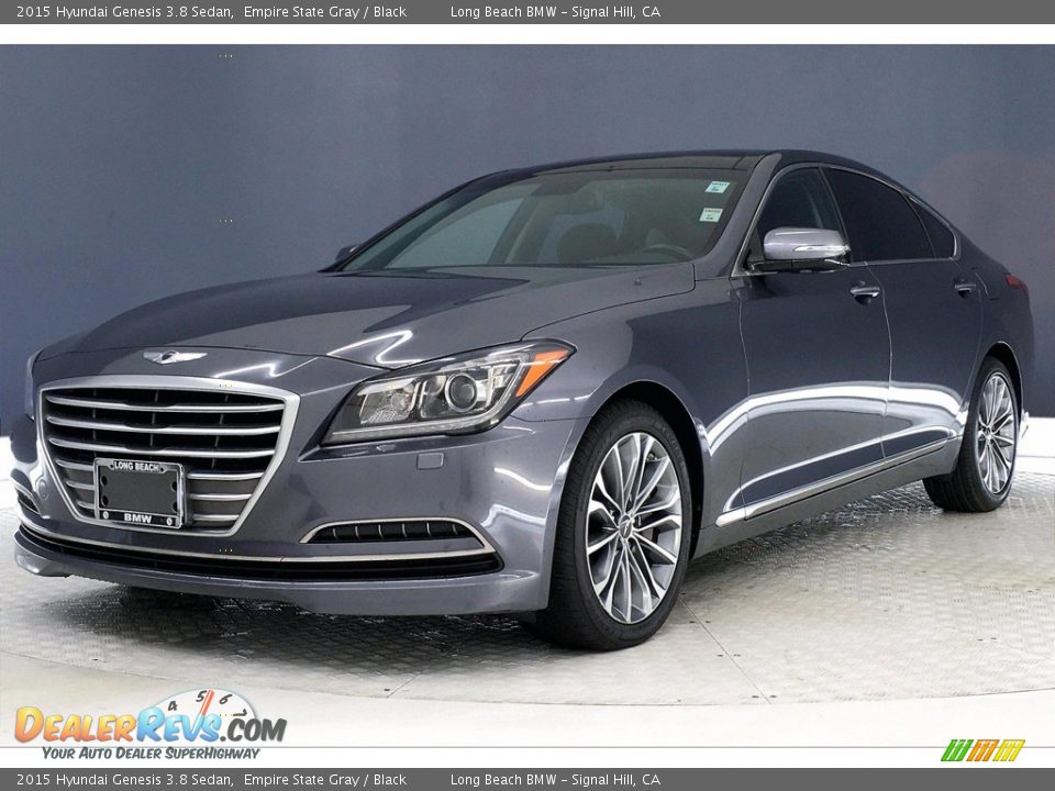 2015 Hyundai Genesis 3.8 Sedan Empire State Gray / Black Photo #12