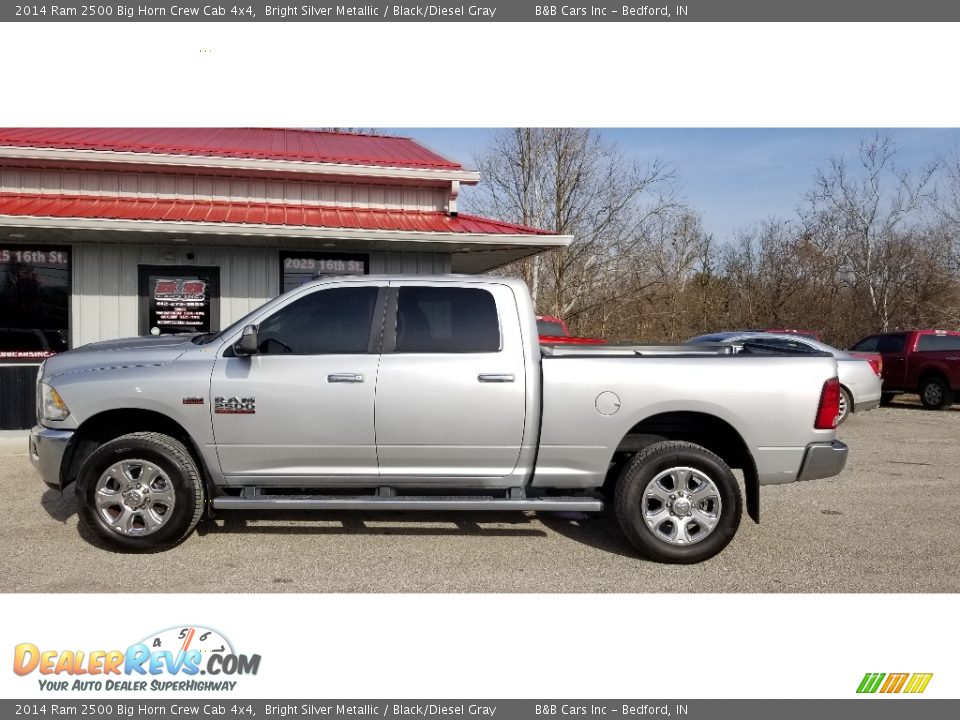 Bright Silver Metallic 2014 Ram 2500 Big Horn Crew Cab 4x4 Photo #2