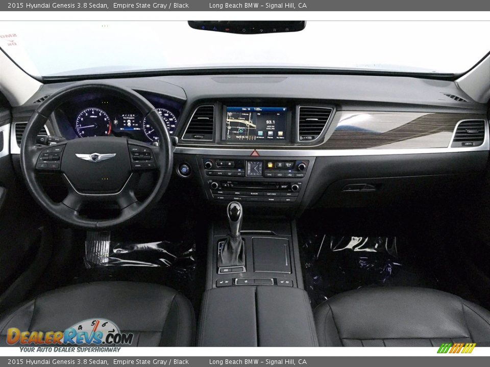 2015 Hyundai Genesis 3.8 Sedan Empire State Gray / Black Photo #15