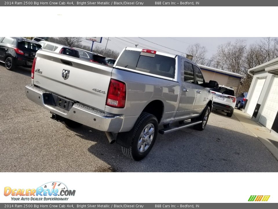 2014 Ram 2500 Big Horn Crew Cab 4x4 Bright Silver Metallic / Black/Diesel Gray Photo #5