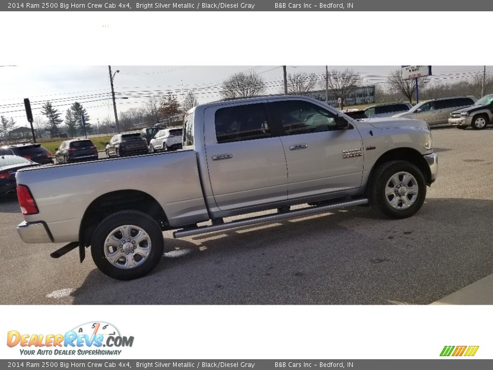 2014 Ram 2500 Big Horn Crew Cab 4x4 Bright Silver Metallic / Black/Diesel Gray Photo #6