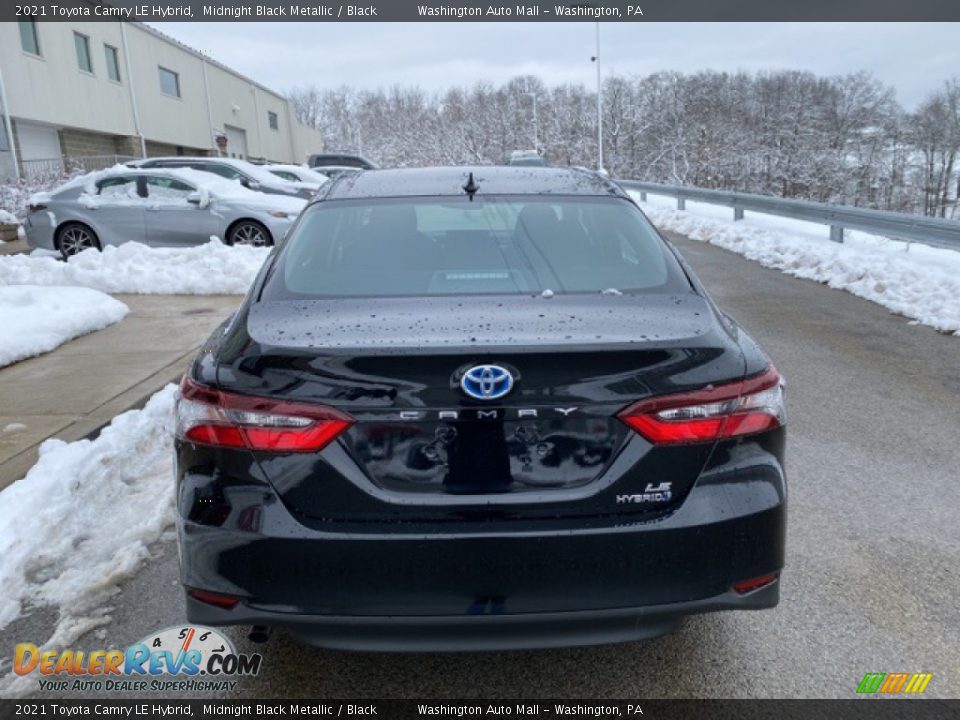 2021 Toyota Camry LE Hybrid Midnight Black Metallic / Black Photo #15