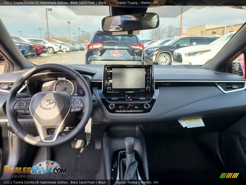 2021 Toyota Corolla SE Nightshade Edition Black Sand Pearl / Black Photo #4