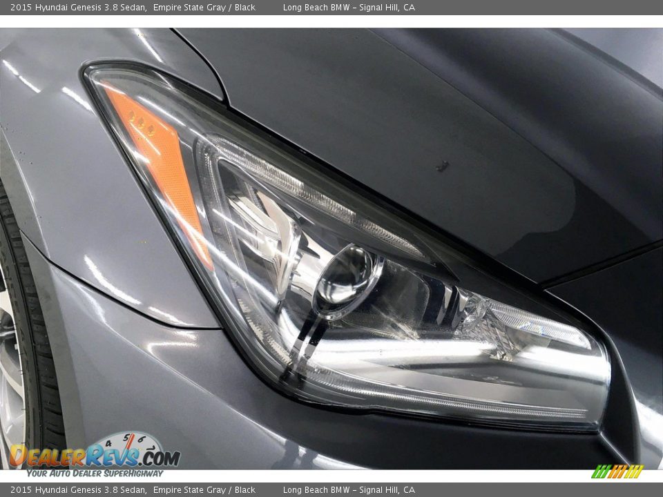 2015 Hyundai Genesis 3.8 Sedan Empire State Gray / Black Photo #26