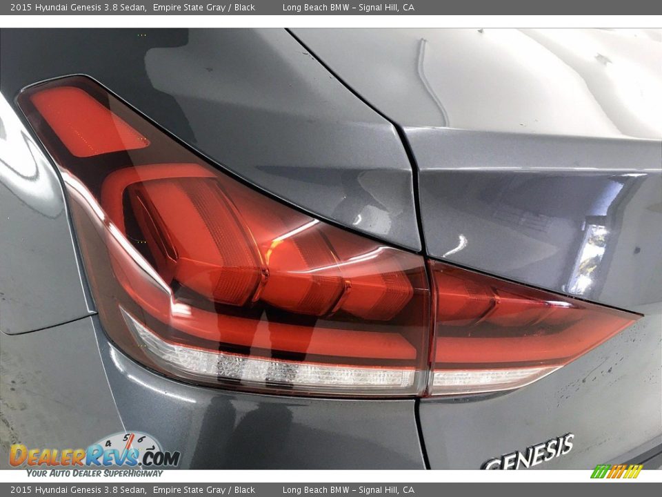 2015 Hyundai Genesis 3.8 Sedan Empire State Gray / Black Photo #27