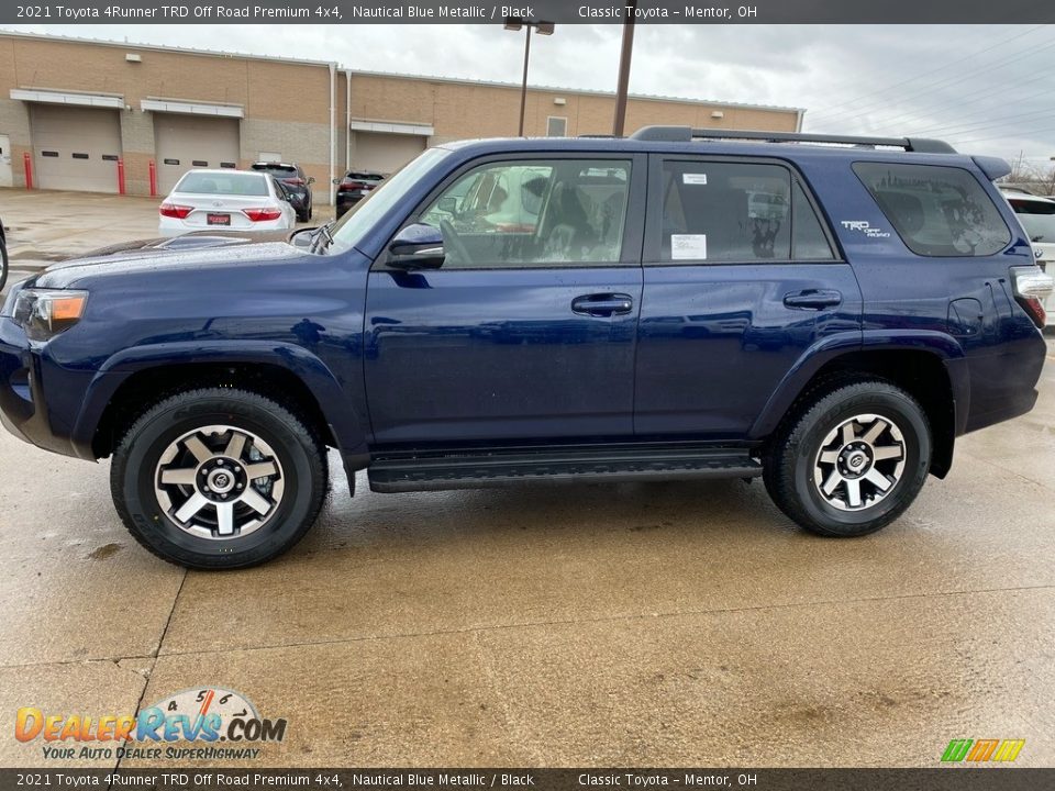 2021 Toyota 4Runner TRD Off Road Premium 4x4 Nautical Blue Metallic / Black Photo #1