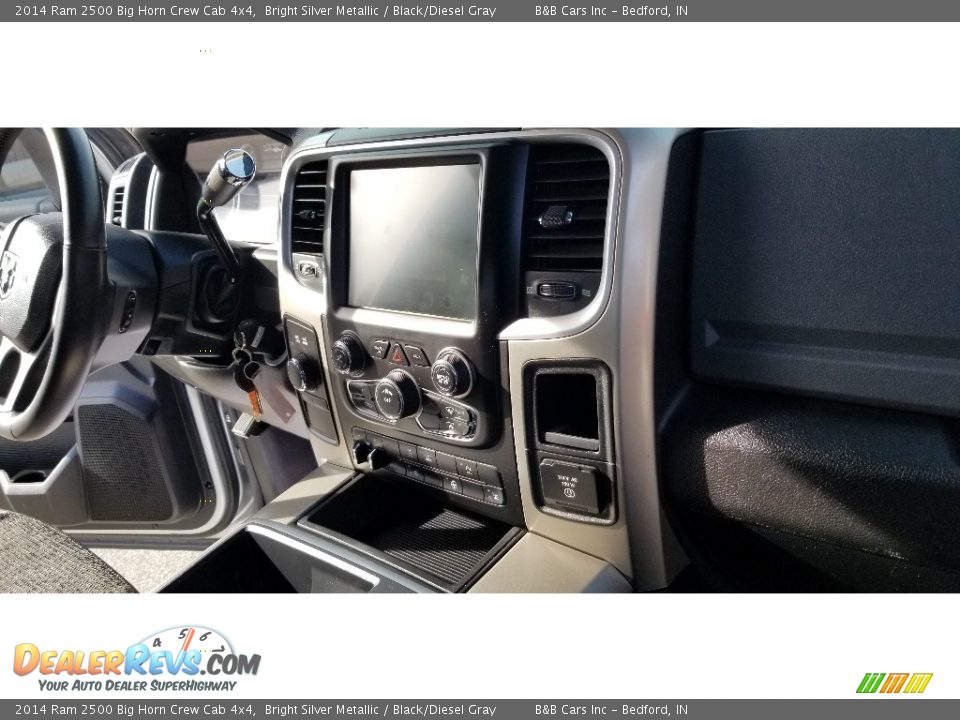 2014 Ram 2500 Big Horn Crew Cab 4x4 Bright Silver Metallic / Black/Diesel Gray Photo #23