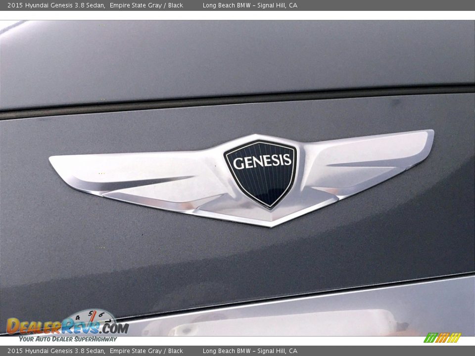 2015 Hyundai Genesis 3.8 Sedan Empire State Gray / Black Photo #33