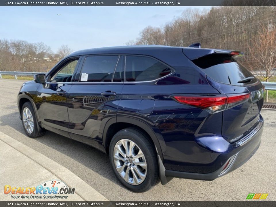 2021 Toyota Highlander Limited AWD Blueprint / Graphite Photo #2