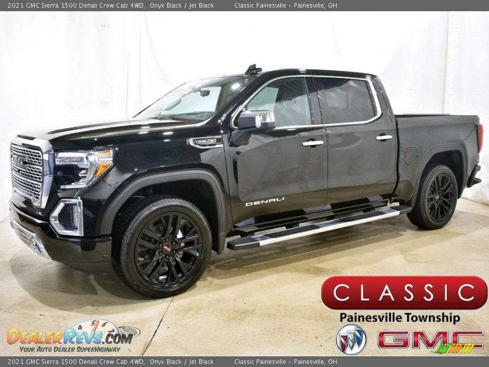 2021 GMC Sierra 1500 Denali Crew Cab 4WD Onyx Black / Jet Black Photo #1