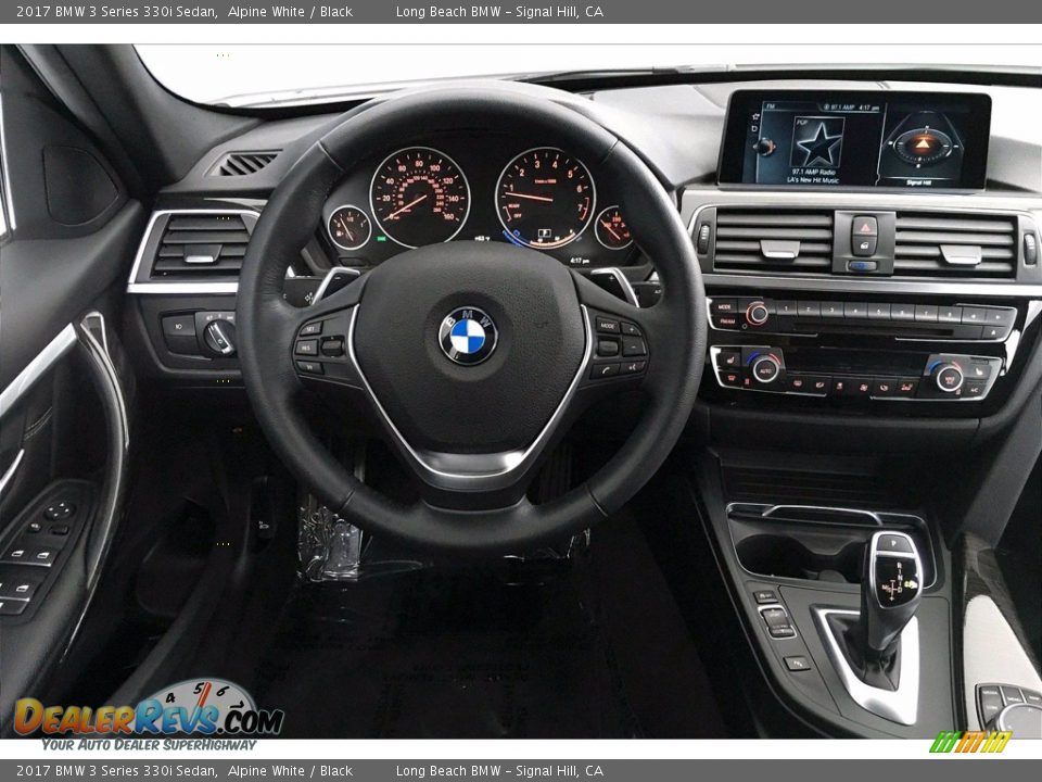 2017 BMW 3 Series 330i Sedan Alpine White / Black Photo #4