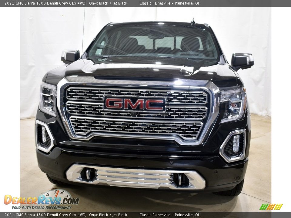 2021 GMC Sierra 1500 Denali Crew Cab 4WD Onyx Black / Jet Black Photo #4