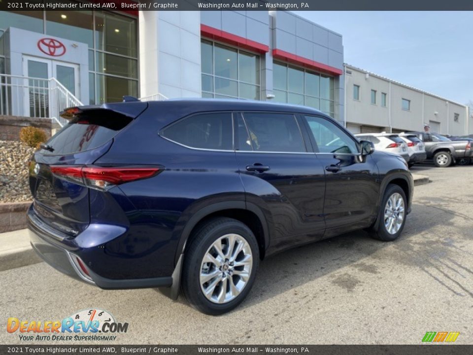 2021 Toyota Highlander Limited AWD Blueprint / Graphite Photo #15