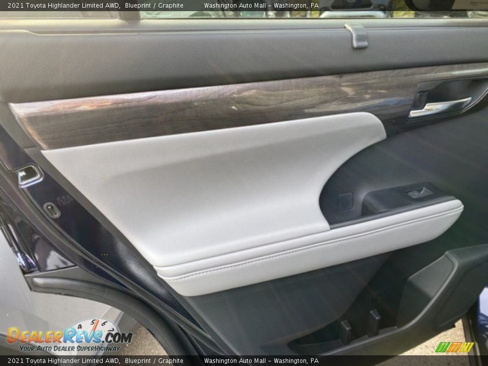 2021 Toyota Highlander Limited AWD Blueprint / Graphite Photo #26