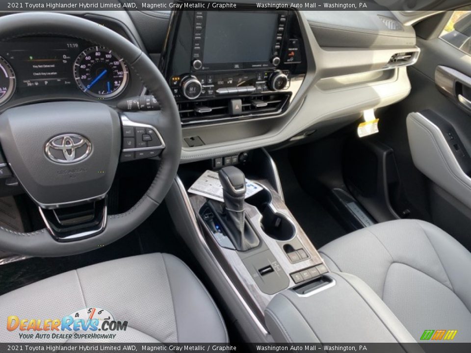 Front Seat of 2021 Toyota Highlander Hybrid Limited AWD Photo #3