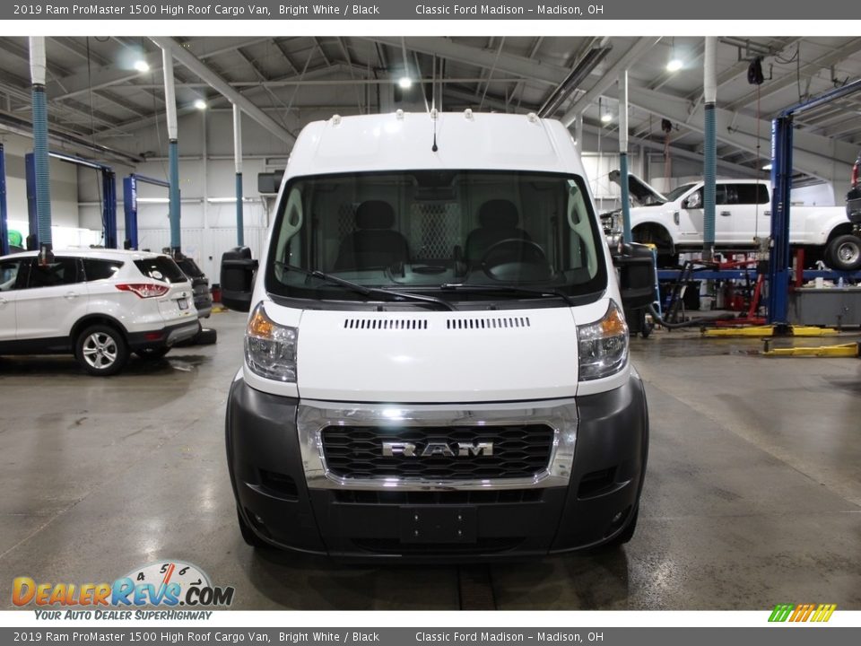 2019 Ram ProMaster 1500 High Roof Cargo Van Bright White / Black Photo #2