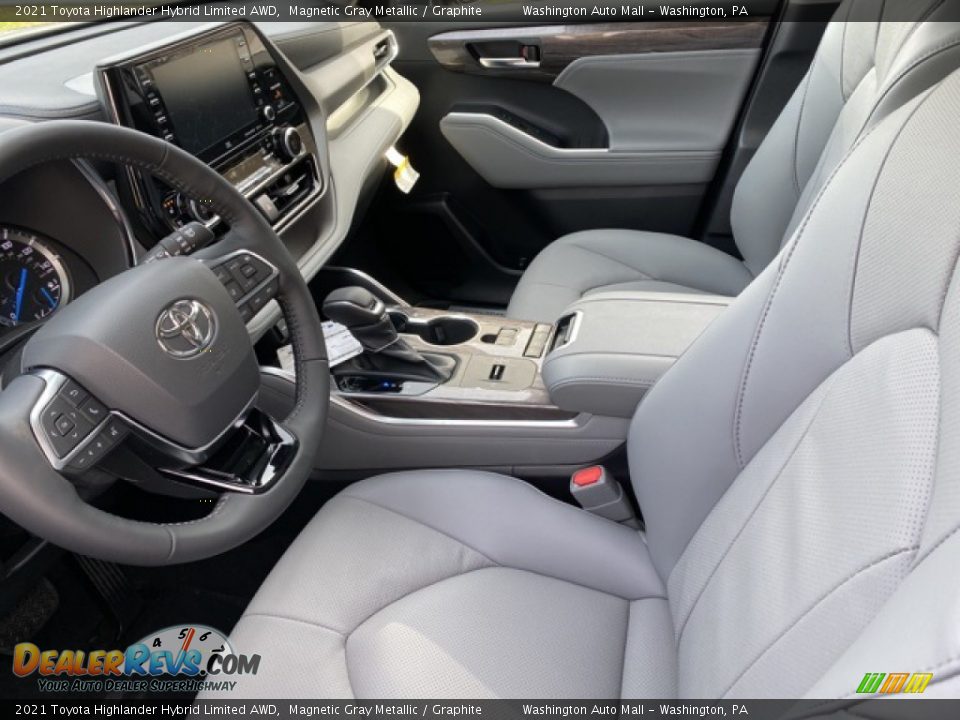 Front Seat of 2021 Toyota Highlander Hybrid Limited AWD Photo #4