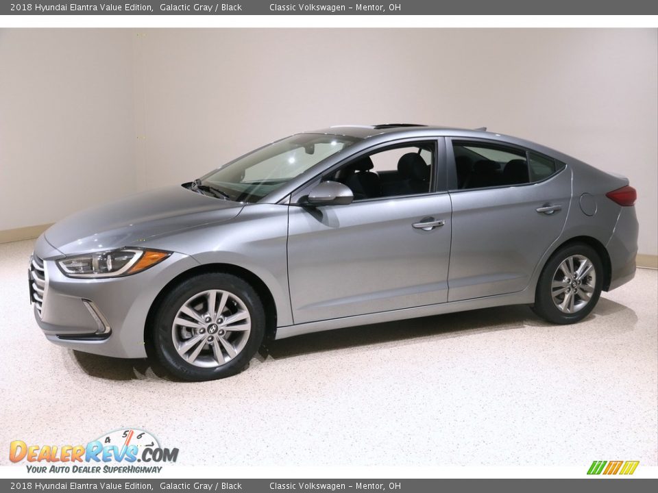 2018 Hyundai Elantra Value Edition Galactic Gray / Black Photo #3