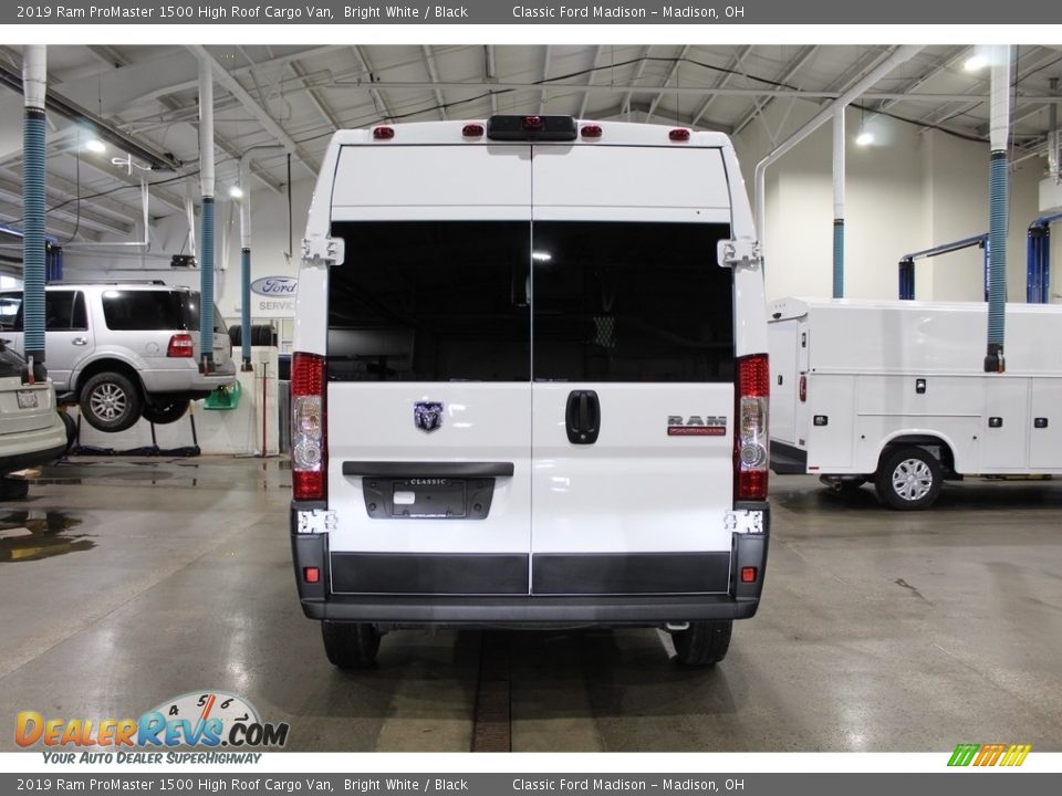 2019 Ram ProMaster 1500 High Roof Cargo Van Bright White / Black Photo #6