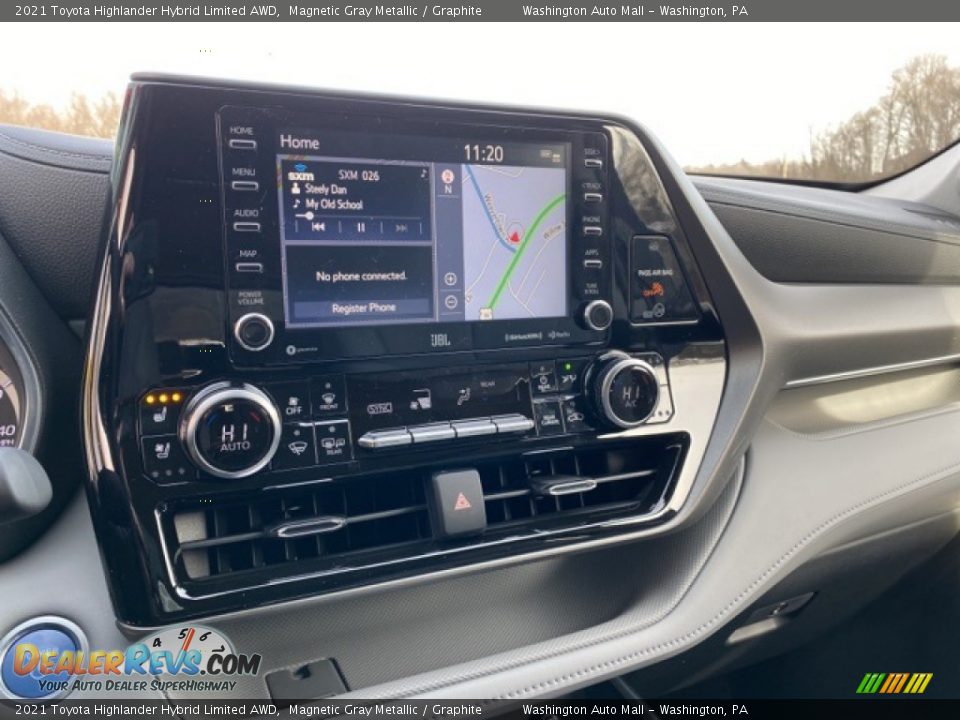 Controls of 2021 Toyota Highlander Hybrid Limited AWD Photo #8
