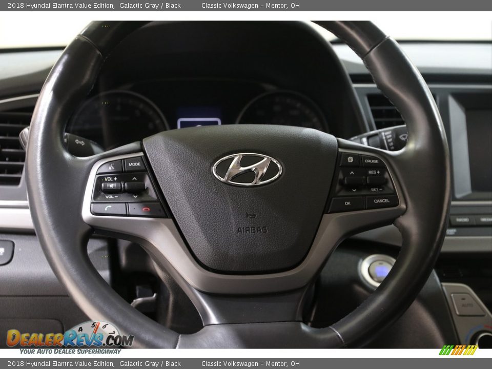 2018 Hyundai Elantra Value Edition Galactic Gray / Black Photo #7