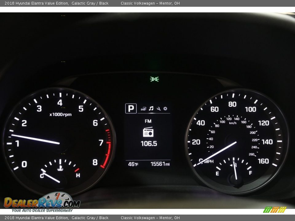 2018 Hyundai Elantra Value Edition Galactic Gray / Black Photo #8