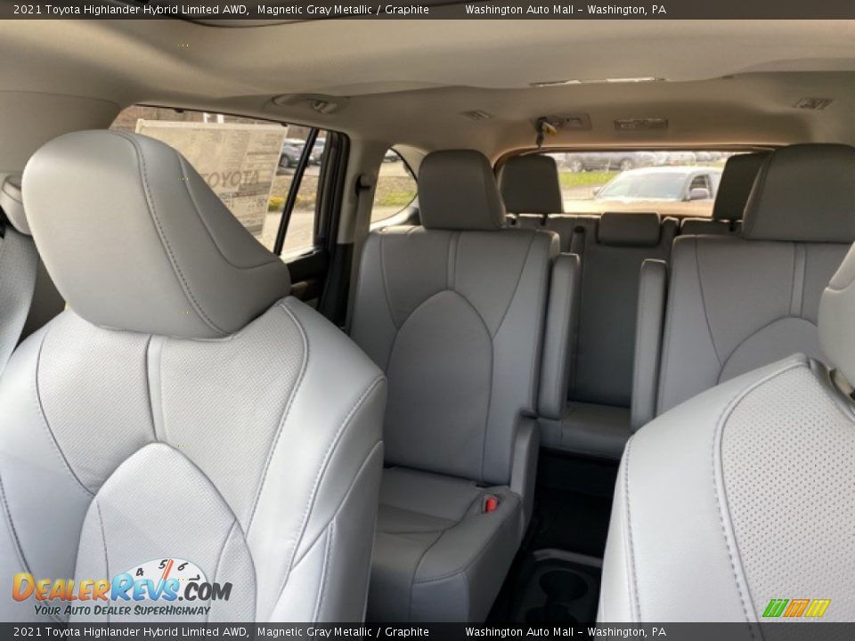 Rear Seat of 2021 Toyota Highlander Hybrid Limited AWD Photo #11