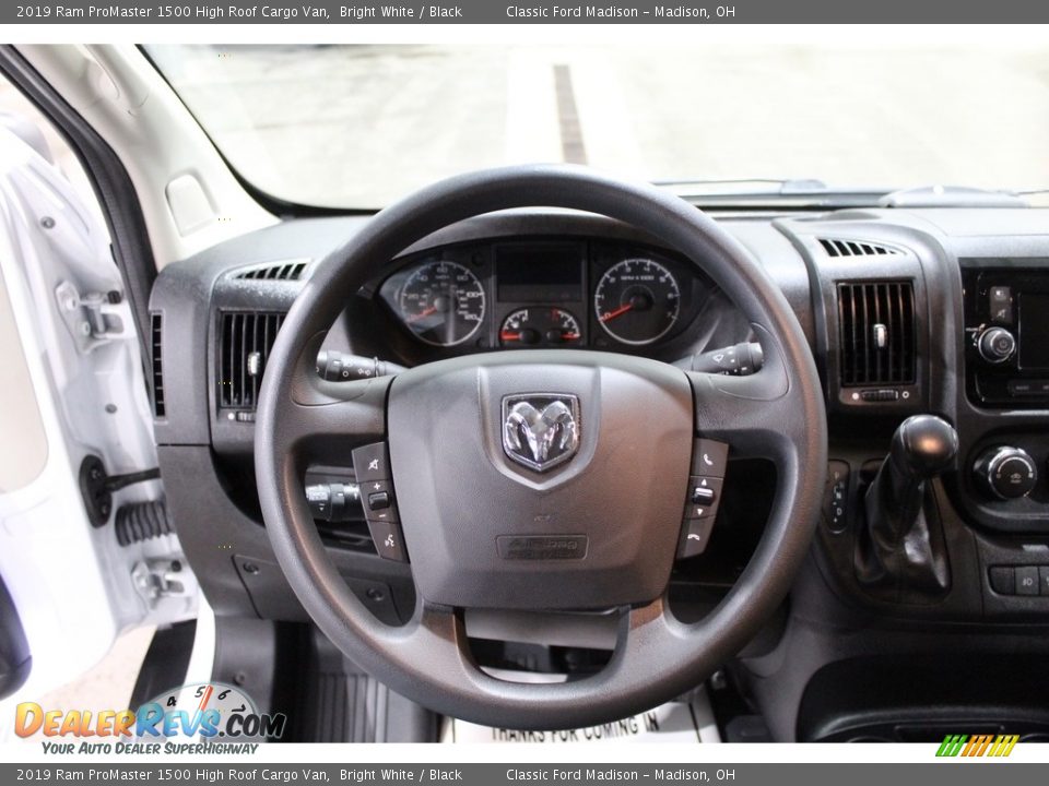 2019 Ram ProMaster 1500 High Roof Cargo Van Steering Wheel Photo #9