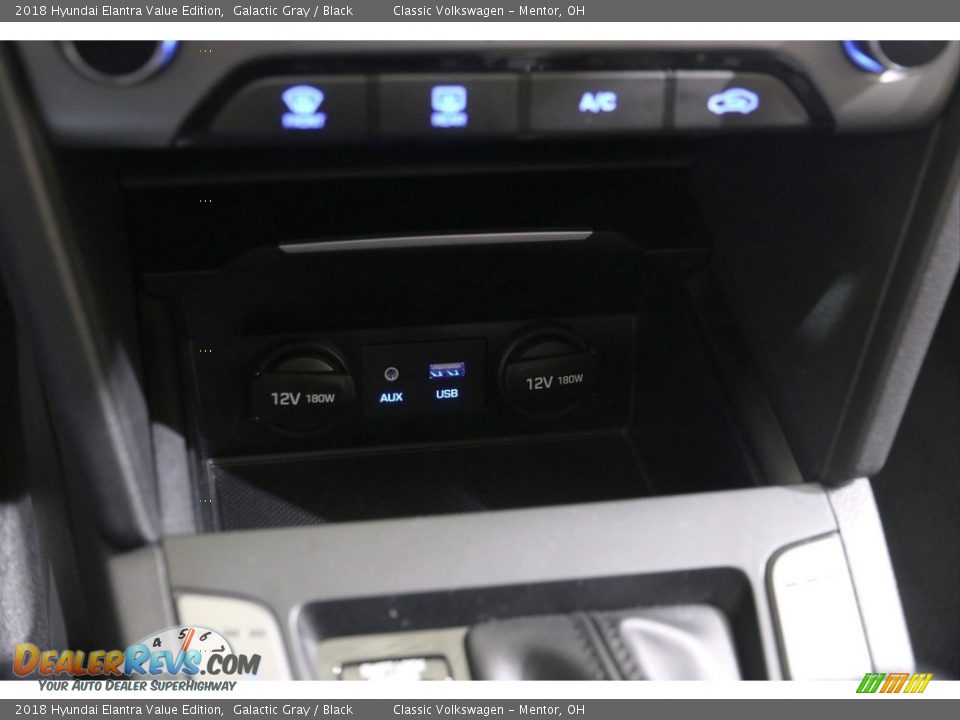 2018 Hyundai Elantra Value Edition Galactic Gray / Black Photo #15