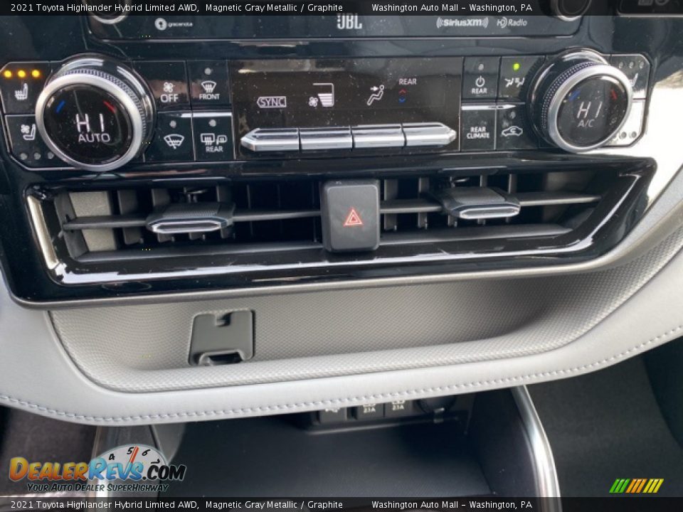 Controls of 2021 Toyota Highlander Hybrid Limited AWD Photo #18