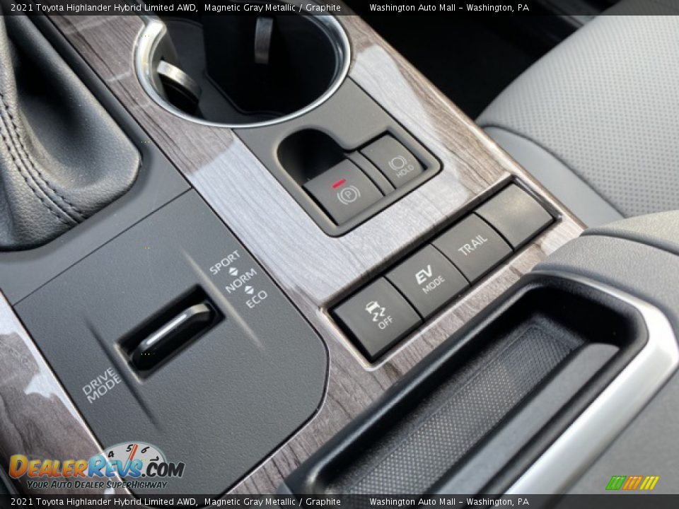 Controls of 2021 Toyota Highlander Hybrid Limited AWD Photo #19