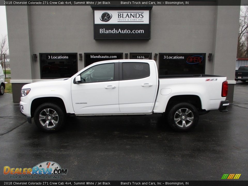 2018 Chevrolet Colorado Z71 Crew Cab 4x4 Summit White / Jet Black Photo #1