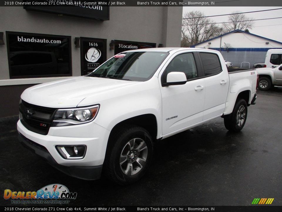 2018 Chevrolet Colorado Z71 Crew Cab 4x4 Summit White / Jet Black Photo #2