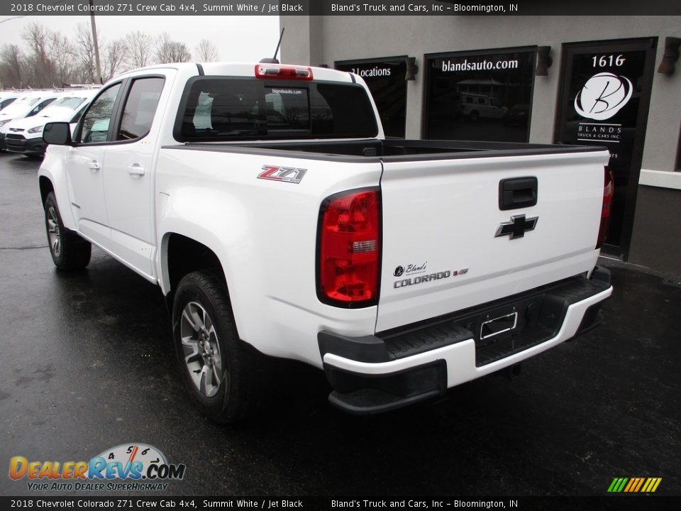 2018 Chevrolet Colorado Z71 Crew Cab 4x4 Summit White / Jet Black Photo #3