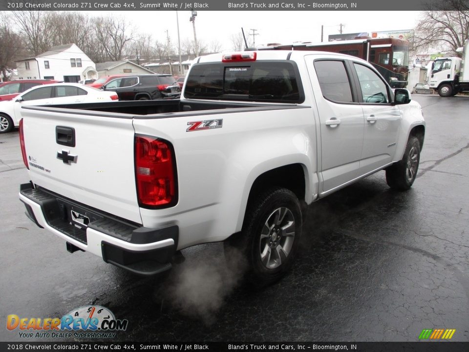 2018 Chevrolet Colorado Z71 Crew Cab 4x4 Summit White / Jet Black Photo #4