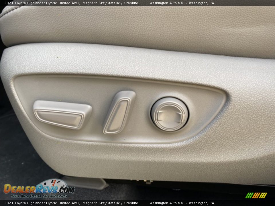2021 Toyota Highlander Hybrid Limited AWD Magnetic Gray Metallic / Graphite Photo #25