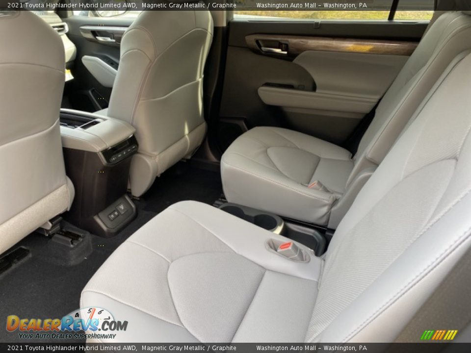 Rear Seat of 2021 Toyota Highlander Hybrid Limited AWD Photo #30