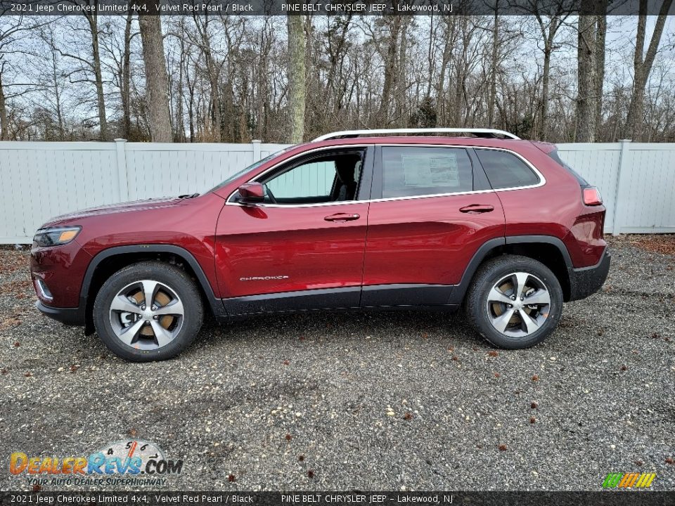 Velvet Red Pearl 2021 Jeep Cherokee Limited 4x4 Photo #4