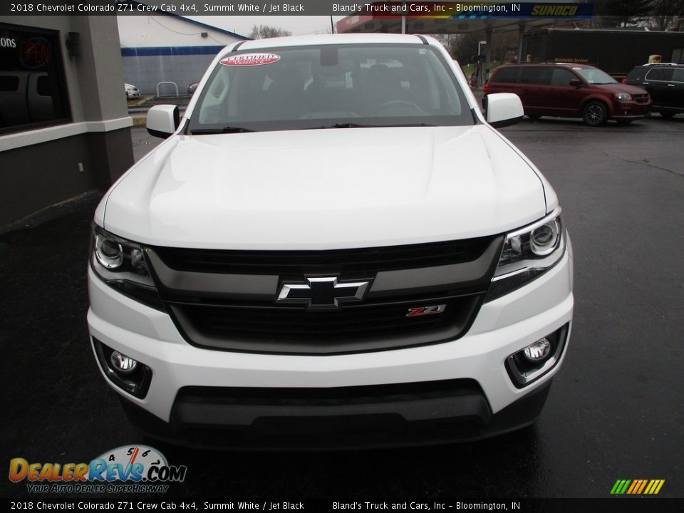 2018 Chevrolet Colorado Z71 Crew Cab 4x4 Summit White / Jet Black Photo #27