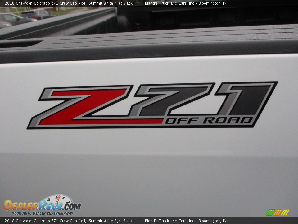 2018 Chevrolet Colorado Z71 Crew Cab 4x4 Summit White / Jet Black Photo #29